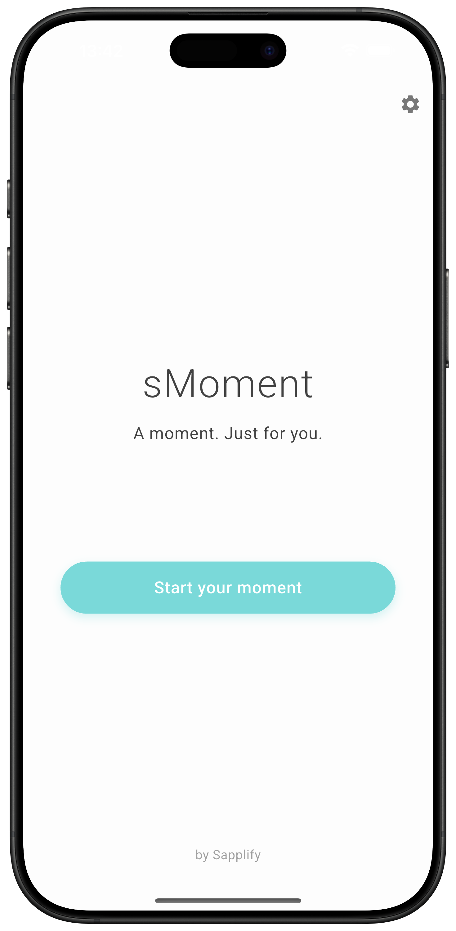 sMoment App Interface