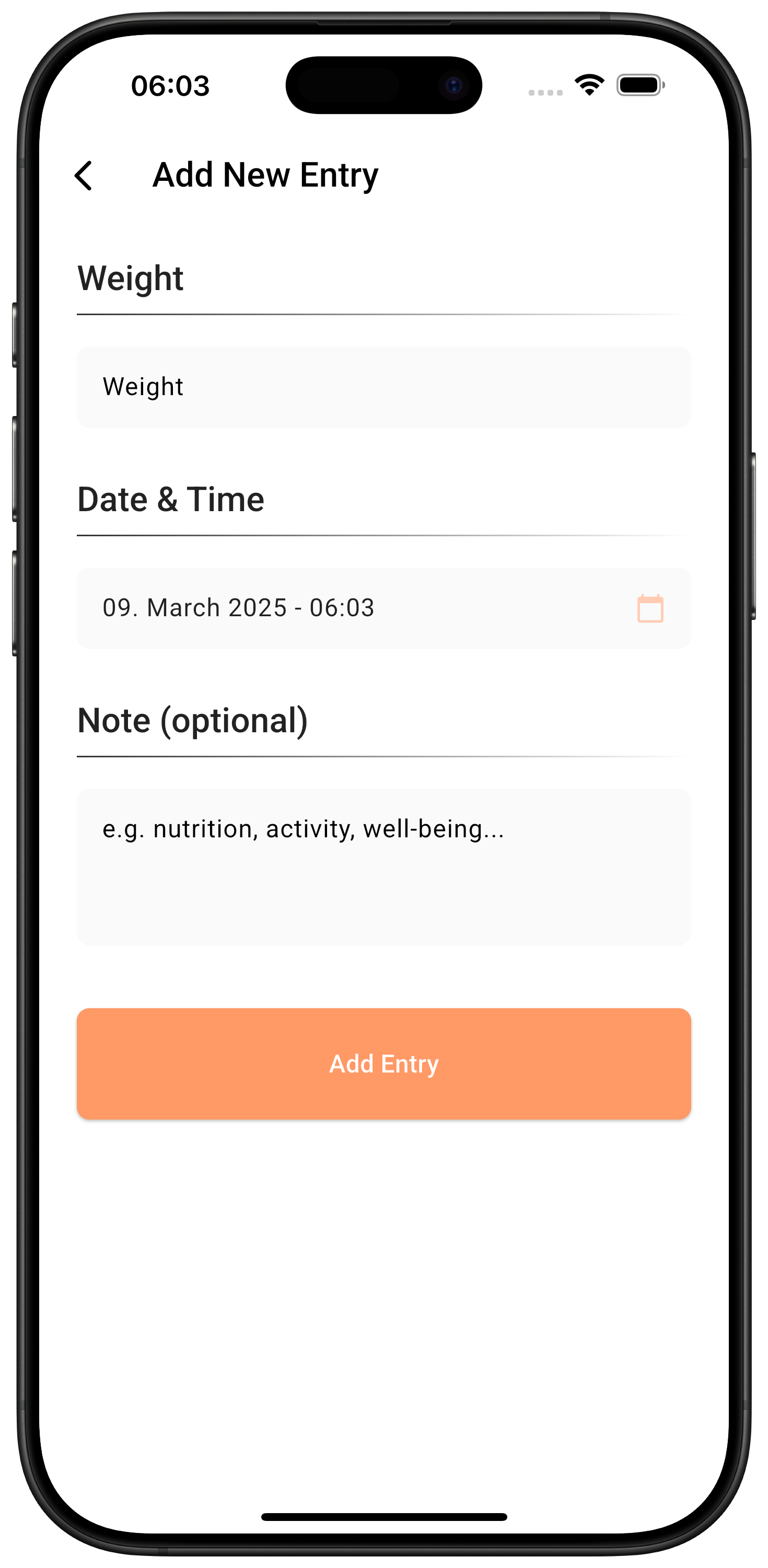 sWeight Simple Interface